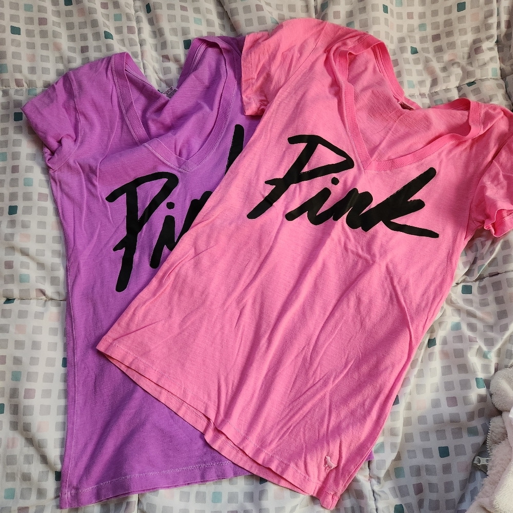 Two Pink tshirts